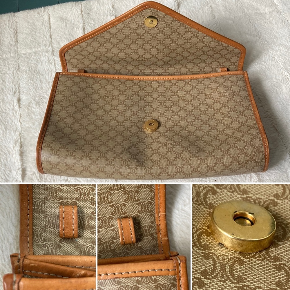 ❌SOLD❌ Celine ✨HP✨ Vintage Macadam Envelope Flap Bag - Picture 12 of 17